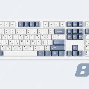 ek106pro 8k 화이트 저소음머스타드축 미개봉