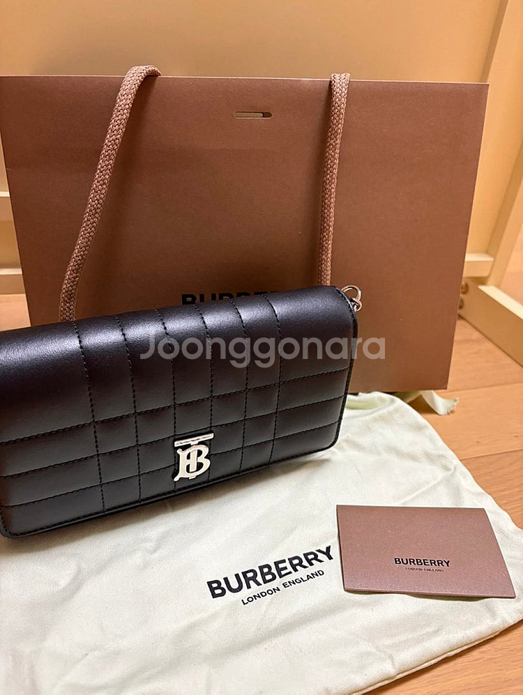 버버리 롤라 클러치 백 가방 블랙--0