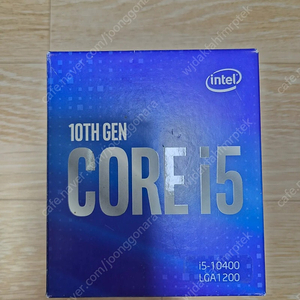 i5 10400 cpu 팝니다(박스 기쿨포함)