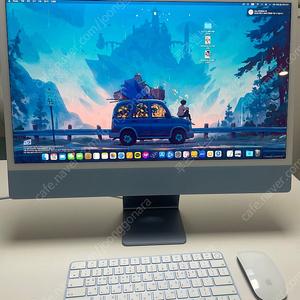 m1 아이맥 블루 8코어/8g램/512g ssd 포트 4개 판매해요