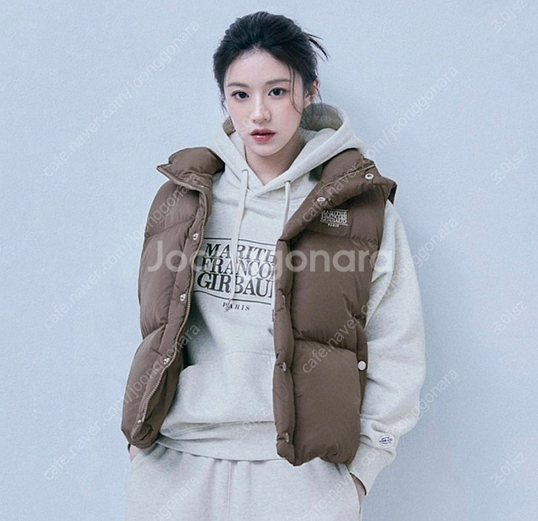 마리떼 프랑소와저버 패딩조끼 고윤정 패딩조끼--1