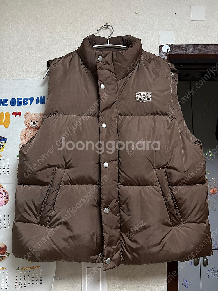 마리떼 프랑소와저버 패딩조끼 고윤정 패딩조끼--3