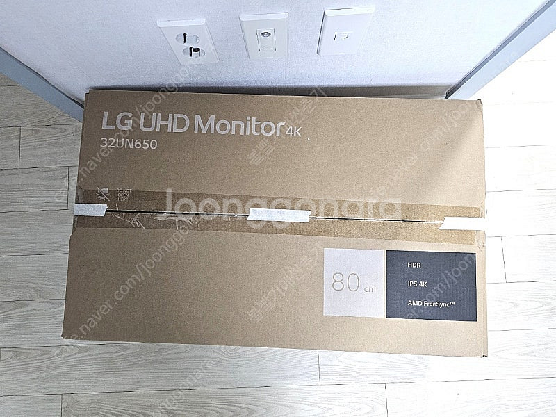 LG 4K 모니터 32UN650 박스셋--1