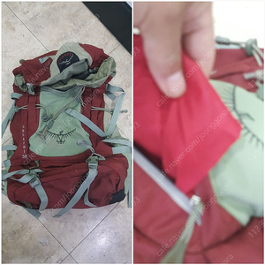 오스프리배낭 20리터 50리터 가방