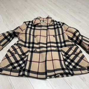 여아 버버리 키즈 코트 (판초형)