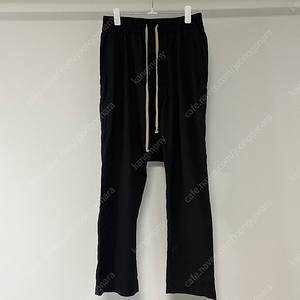 [S] 릭오웬스 15SS "FAUN" 드로우스트링 크롭 배기 팬츠 블랙 판매합니다