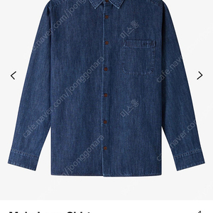APC 데님 셔츠형 자켓 malo logo shirt