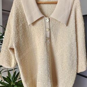 한섬 시스템 니트 택포