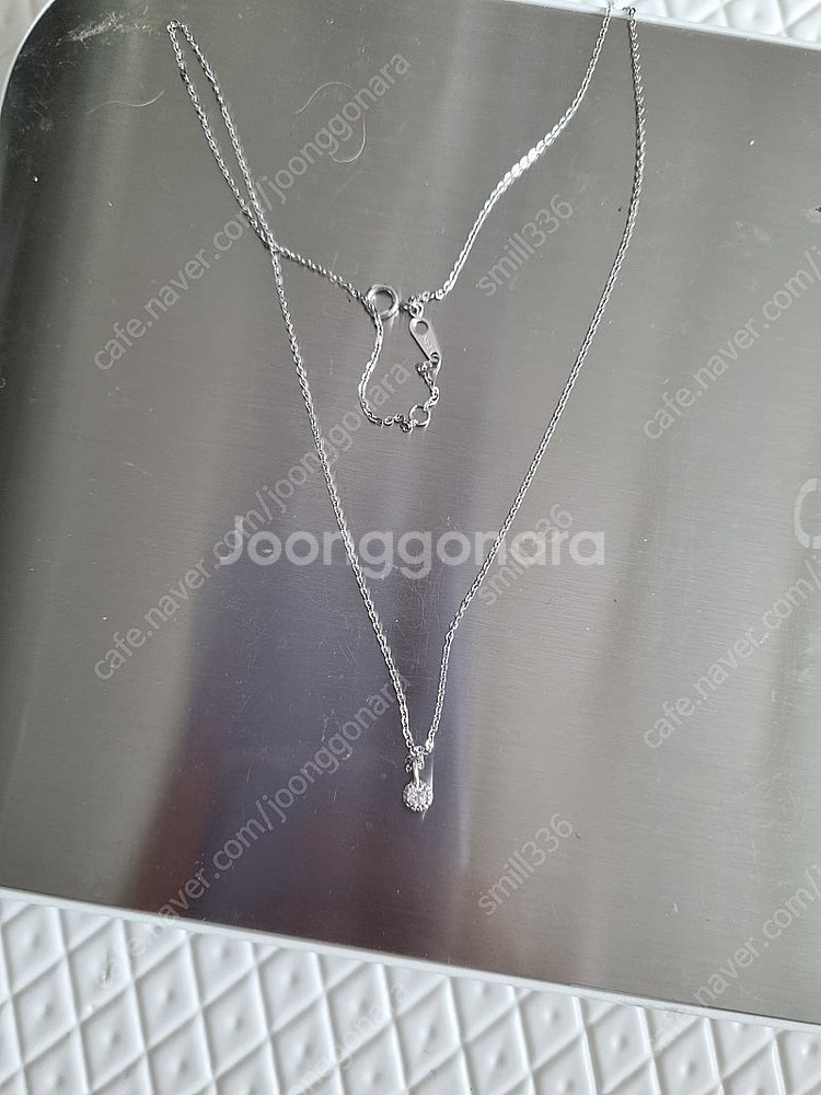 14k1부다이아 목걸이--0