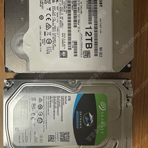HGST HDD 12TB , Seagate 4TB 판매