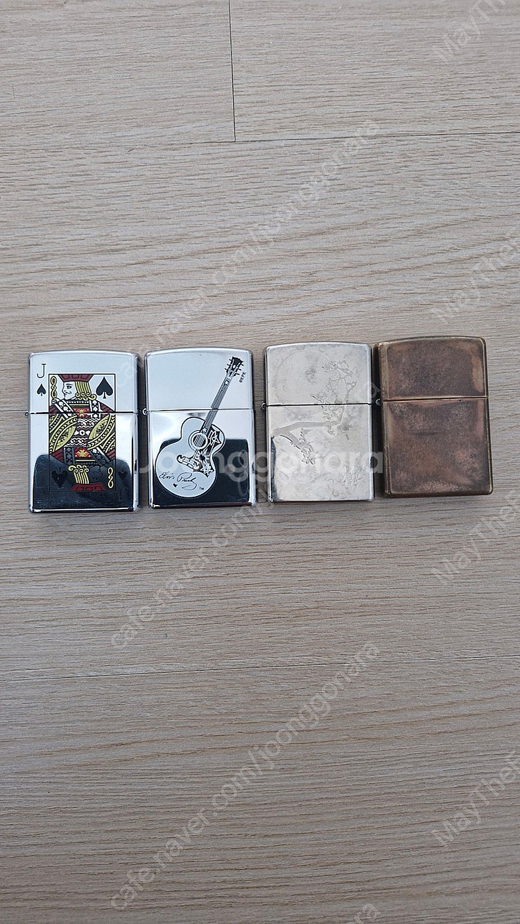 Zippo 지포라이터 중고 4점 판매--0
