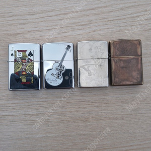 Zippo 지포라이터 중고 4점 판매
