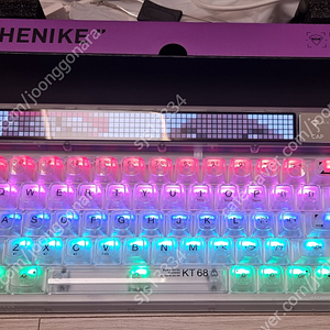 KT68 MECHANICAL SMART SCREEN (TTC Silent Ice V2) 키보드