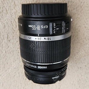 캐논 EF-S 18-55 IS 렌즈 팝니다.