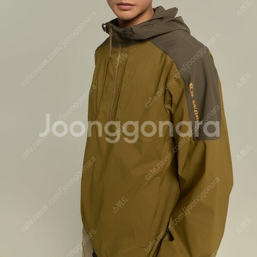 살로몬 카멜 아노락 바람막이 xl--8