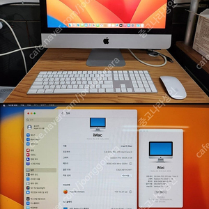 아이맥 2019 21.5(4K) i3(3.6GHz) / 1TB HDD / Radeon Pro 555x 2GB / 8G Ram 본체
