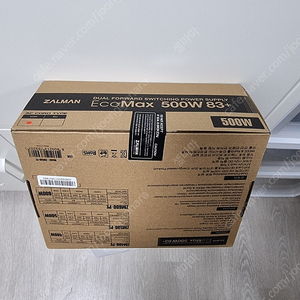 잘만테크 파워 500W 83+
