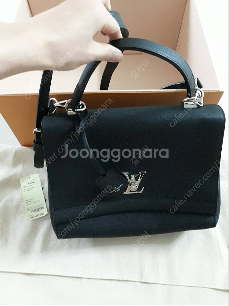 정품 루이비통 락미2 탑핸들 숄더백--0
