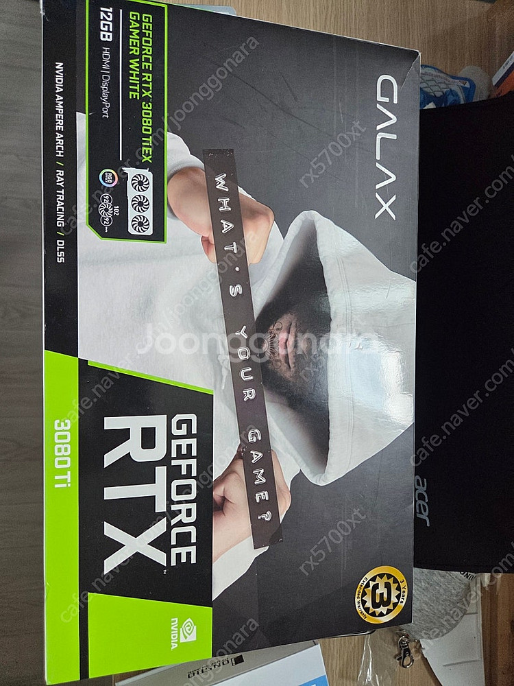 rtx 3080ti 화이트 그래픽카드--4