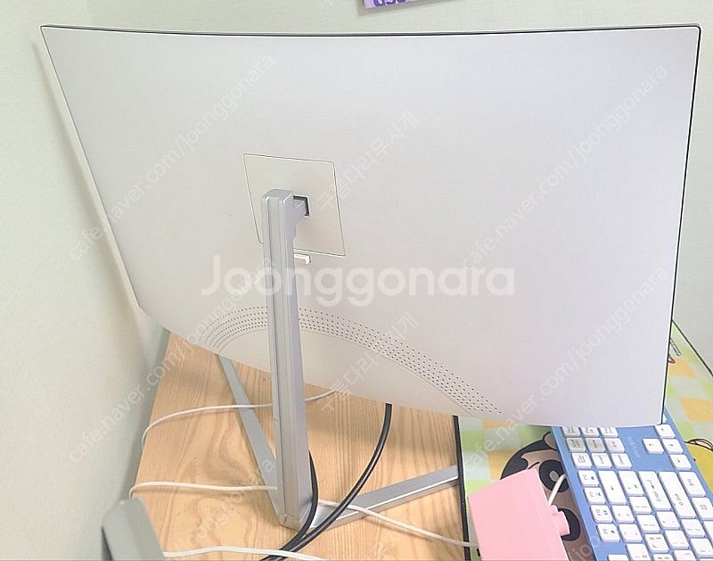 한성 27인치 커브드 모니터 상태최상깨끗--2