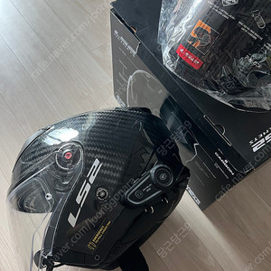 LS2 인피니티2 카본 헬멧 XL + 블루투스