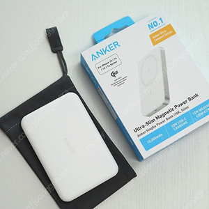 앤커 무선 보조배터리 10000mAh 1회사용 박스풀