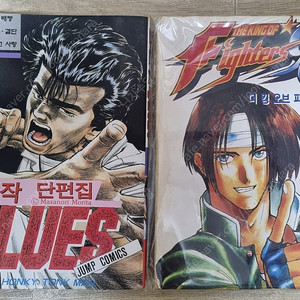 해적판 만화책(킹오브파이터, 부르스 걸작 단편집) 총 2권 일괄 판매