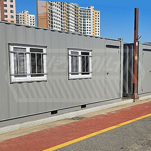 건설현장, 대기실 컨테이너 임대(임시 사무실/창고)기본형 노출배관