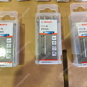 HSS 철제 스텐 보쉬 천공기리 2, 2.5, 3, 3.2, 3.5, 4, 5mm 5종세트 / 경기광주
