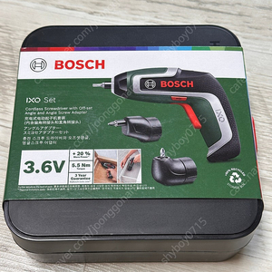 보쉬 IXO 7 무선 드라이버 고급형 어댑터 2종 SET