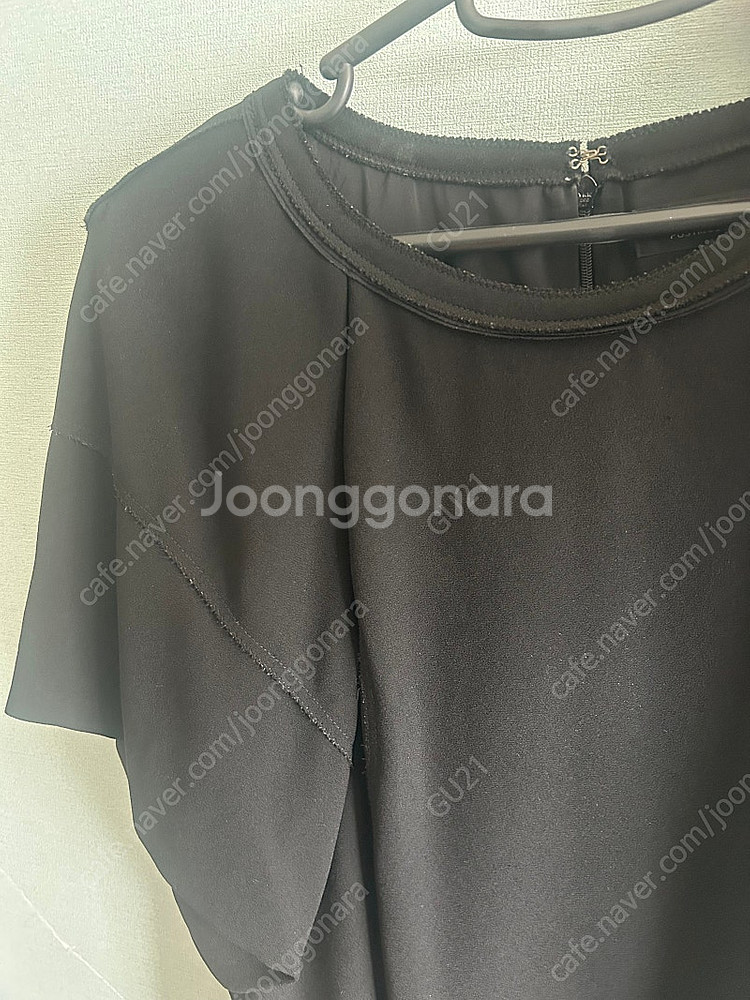한섬 타임 블랙 원피스 55 택포--7