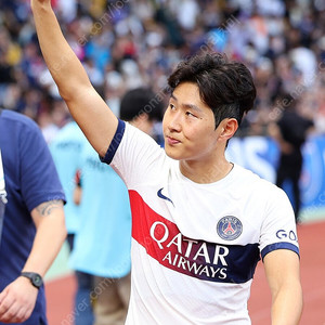2023-24 PSG 파리 생제르맹 x 피스마이너스원 어웨이 이강인 풀마킹 선수용 어센틱 저지 유니폼 / XXL