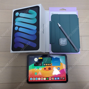 아이패드미니6 MINI6 64GB 셀룰러 + 정품펜슬 + 케이스외 박스 판매합니다