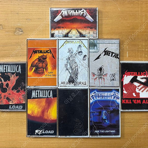 메탈리카 (METALLICA) 카세트테이프 모음