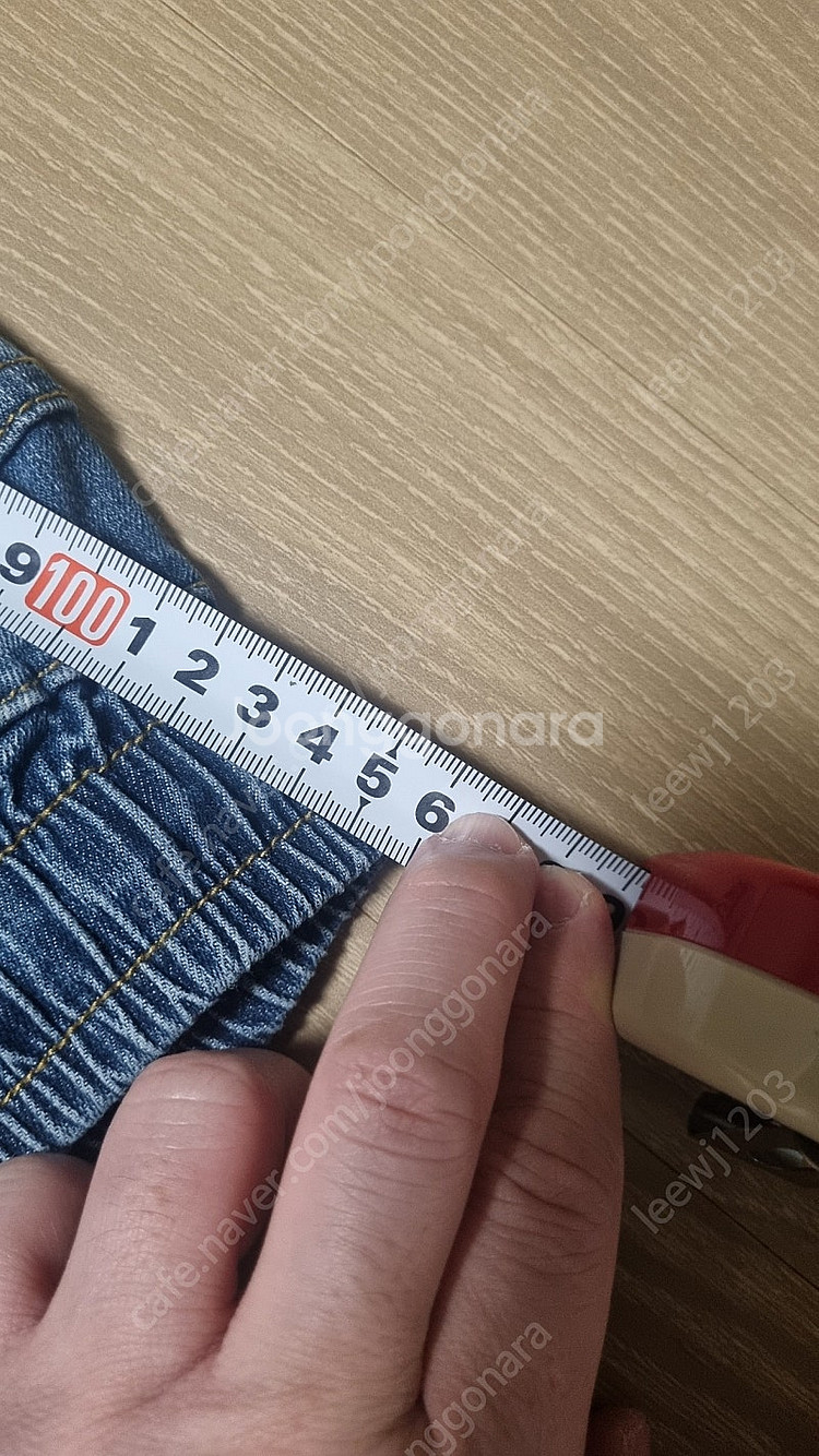 남성 34 XL 사이즈 밴딩 청바지 새상품입니다--2