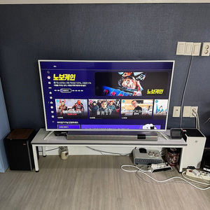 유맥스 55인치 4K TV UHD55R + 쿠카 스피커