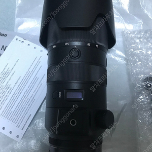[니콘 NIKON] Z마운트 70-200mm f2.8 VR S 렌즈
