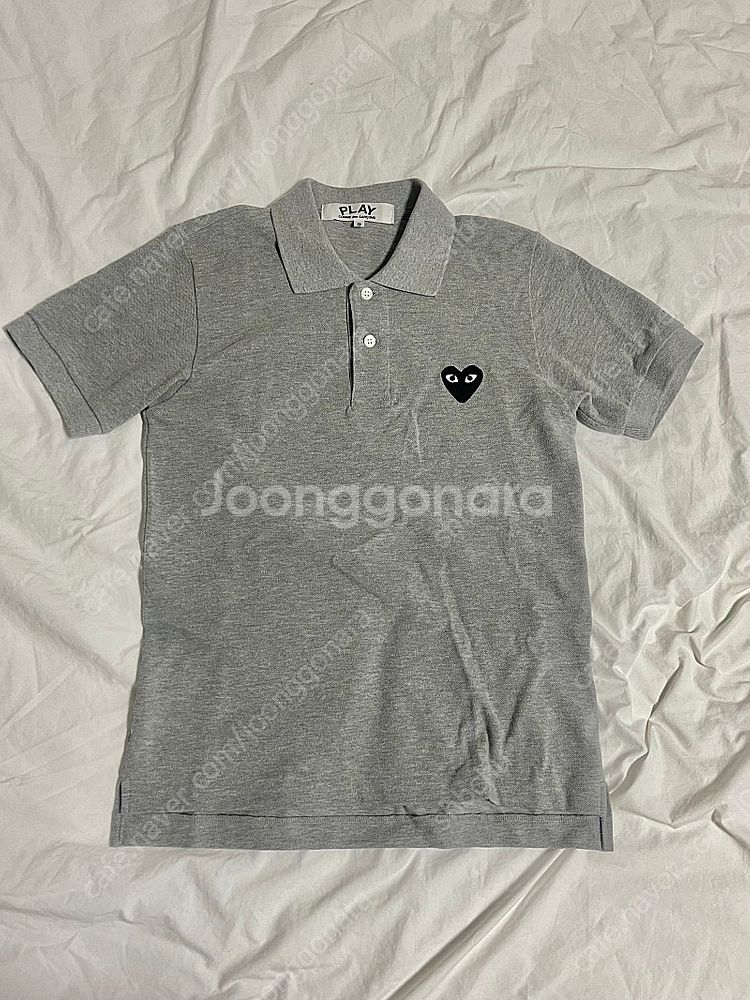 꼼데가르송 블랙와펜 폴로 반팔 셔츠 그레이 S--1