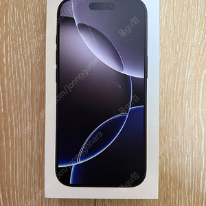 아이폰 16Pro 256GB 블랙