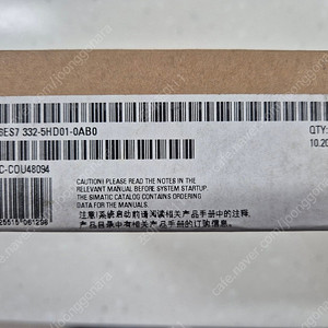 지멘스 PLC S7-300 SIMATIC 아날로그 출력 6ES7 332-5HD01-0AB0 미개봉 팝니다.