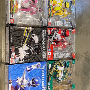Shf 파워레인저 쥬렌쟈 피규어 6종 판매합니다