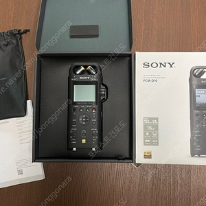 소니 SONY PCM-D10 레코더 팝니다 새거