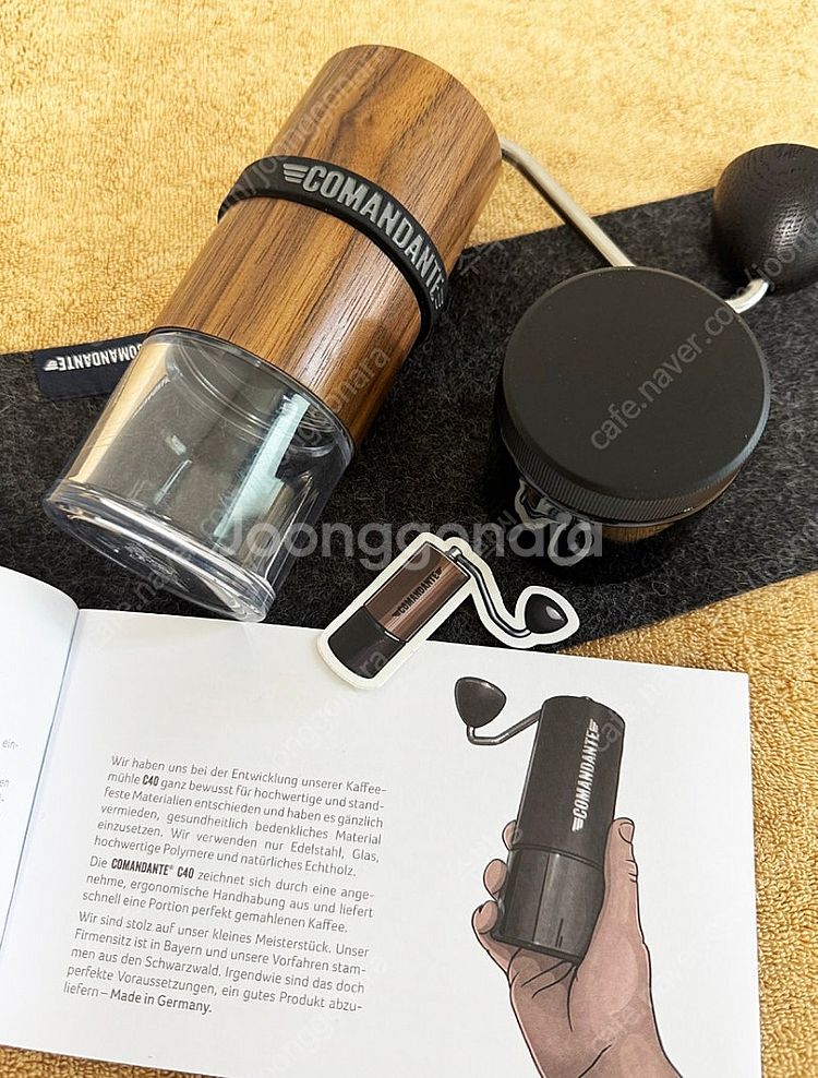 코만단테 그라인더 C40 MK4 우드 버지니아 월넛컬러...--1