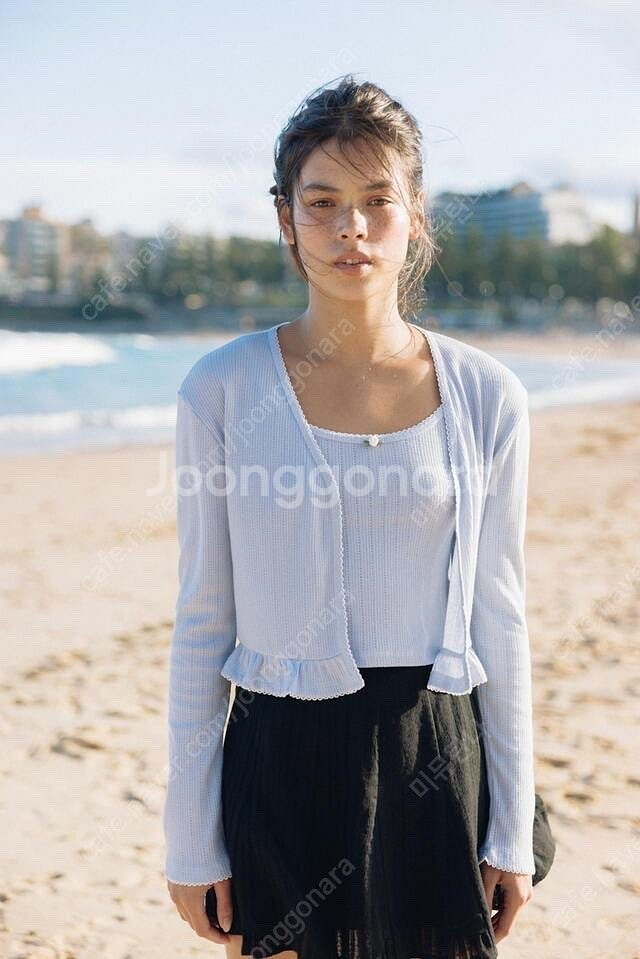 택달린 새상품) 타낫 플로우 코사지가디건셋업--0