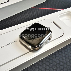 애플워치 7 티타튬 실버 45MM