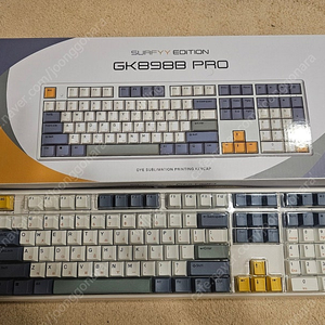한성컴퓨터 GK898B PRO 키보드 염료승화 유무선 35g