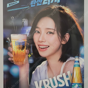 크러시 맥주 카리나 포스터 브로마이드 가로45 세로62