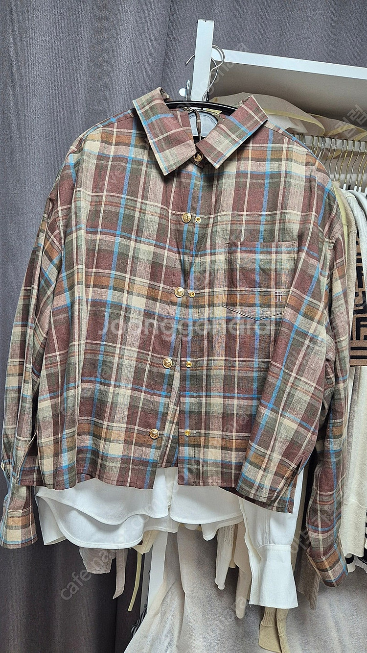 --새상품-- 타임 린넨100 셔츠--4