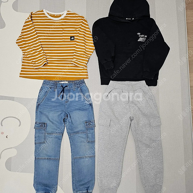 뉴발란스 키즈 130외 일괄4벌--0