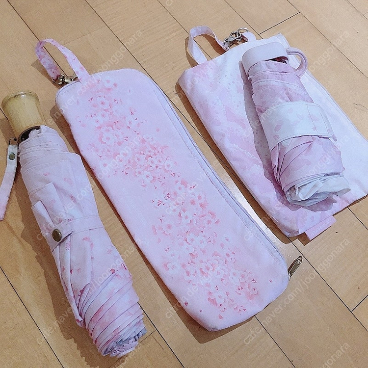 새상품 스타벅스 투명 우산 그린 + 스타벅스 벚꽃 5단 양산 우산 이미지